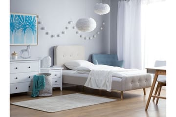 Parivuode Rennes 90x200 cm - Beige - Huonekalut - Sänky - Sänkykehikot & sängynrungot