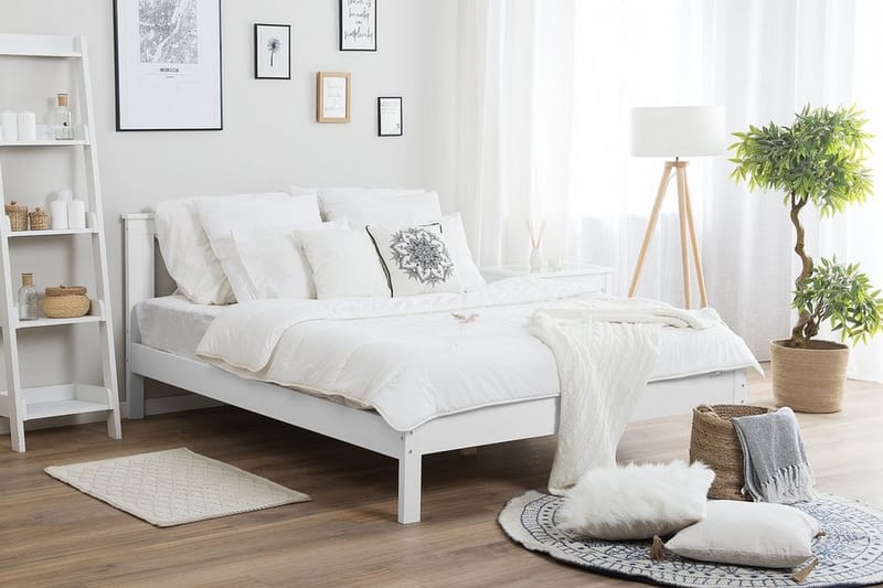 Parivuode Tannay 140x200 cm - Valkoinen - Huonekalut - Sänky - Runkopatjasängyt