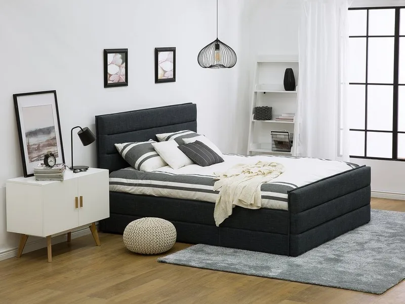 Parivuode Valbonne 160x200 cm, Harmaa