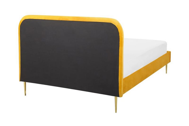 Parivuode Villeuif 140x200 cm - Keltainen - Huonekalut - Sänky - Runkopatjasängyt