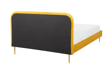 Parivuode Villeuif 160x200 cm - Keltainen - Huonekalut - Sänky - Sänkykehikot & sängynrungot