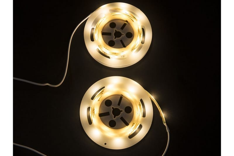 Parivuode Yöpöytä ja LED 180x200 Ruskea ZEN - Huonekalut - Sänky - Sänkykehikot & sängynrungot