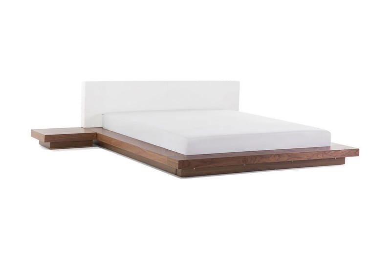 Parivuode Yöpöytä ja LED 180x200 Ruskea ZEN, undefined
