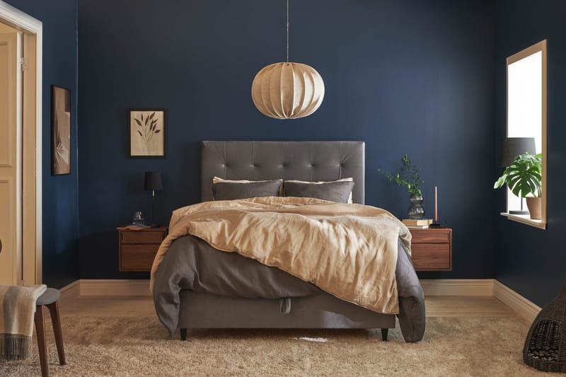 Pigge Extra Sänkypaketti Runkosänky 90x200 - Harmaa - Huonekalut - Sänky - Yhden hengen sängyt