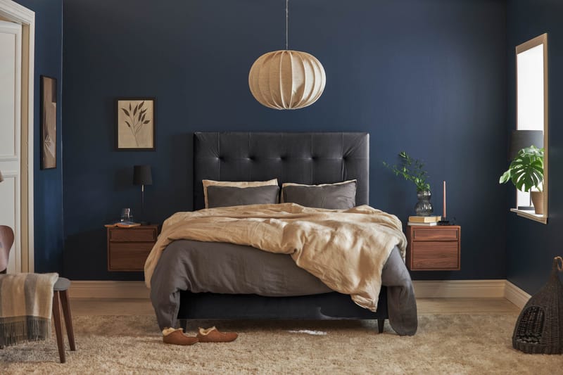 Pigge Extra Sänkypaketti Runkosänky 90x200 - Tummanharmaa - Huonekalut - Sänky - Yhden hengen sängyt