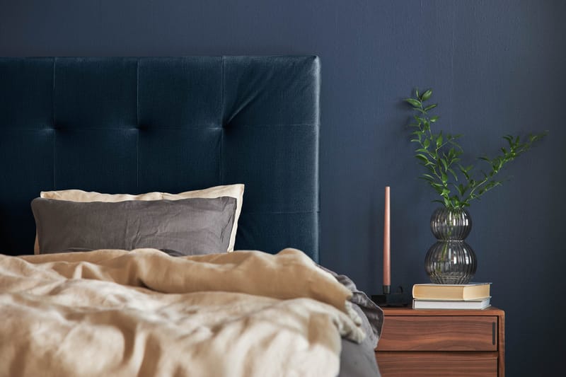 Pigge Extra Sänkypaketti Runkosänky 90x200 - Tummansininen - Huonekalut - Sänky - Yhden hengen sängyt