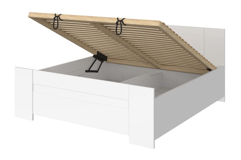 Runkosänky Barriga - Valkoinen - Huonekalut - Sänky - Runkopatjasängyt