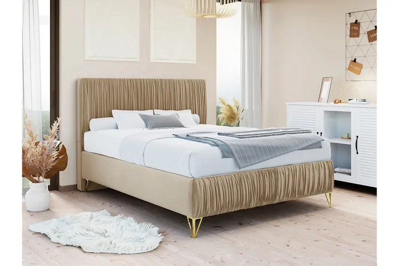 Runkosänky Gortin 120x200 cm - Huonekalut - Sänky - Runkopatjasängyt