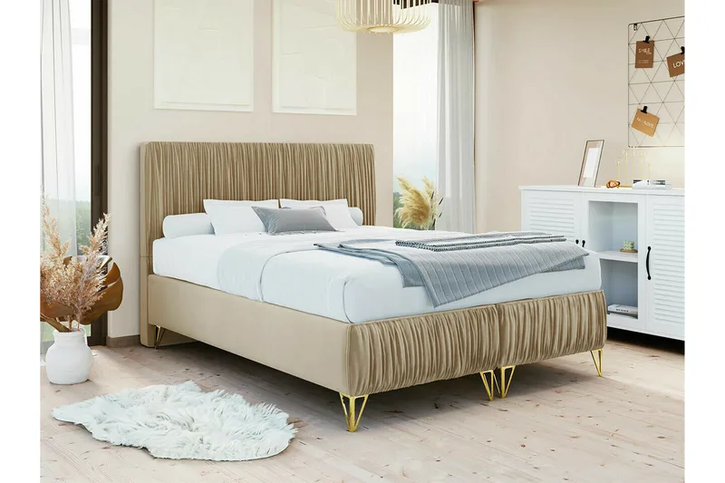 Runkosänky Gortin 160x200 cm - Huonekalut - Sänky - Runkopatjasängyt