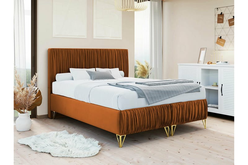 Runkosänky Gortin 160x200 cm - Huonekalut - Sänky - Runkopatjasängyt