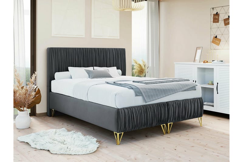 Runkosänky Gortin 160x200 cm - Huonekalut - Sänky - Runkopatjasängyt