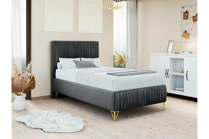 Runkosänky Gortin 90x200 cm - Huonekalut - Sänky - Runkopatjasängyt