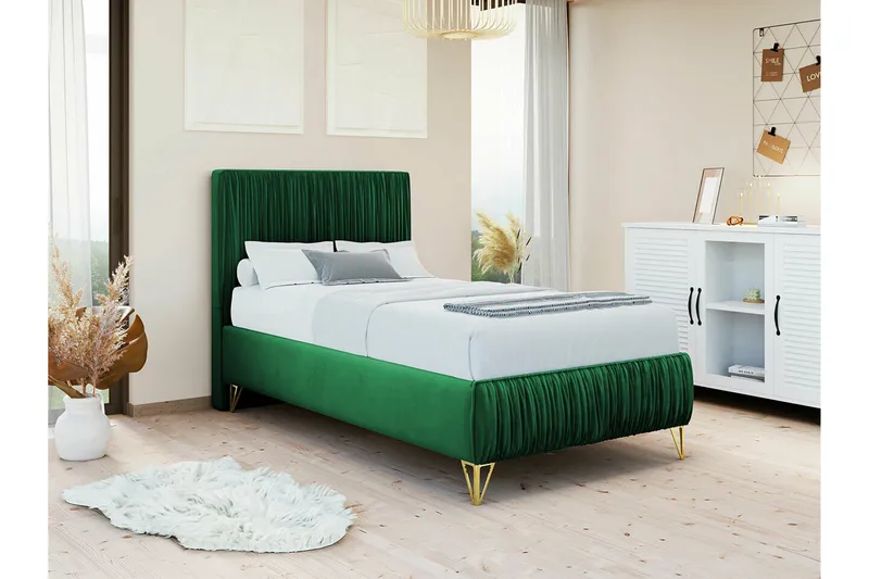 Runkosänky Gortin 90x200 cm - Huonekalut - Sänky - Runkopatjasängyt