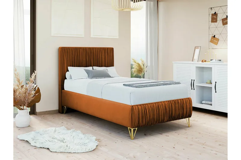 Runkosänky Gortin 90x200 cm - Huonekalut - Sänky - Runkopatjasängyt