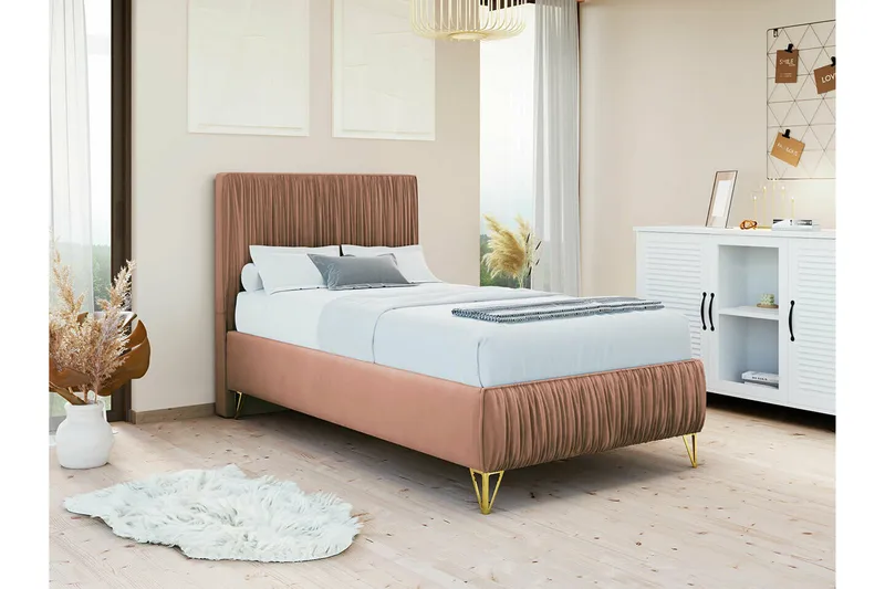 Runkosänky Gortin 90x200 cm - Huonekalut - Sänky - Runkopatjasängyt