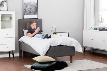 Runkosänky Kilmer 80x200 - Harmaa - Huonekalut - Sänky - Runkopatjasängyt