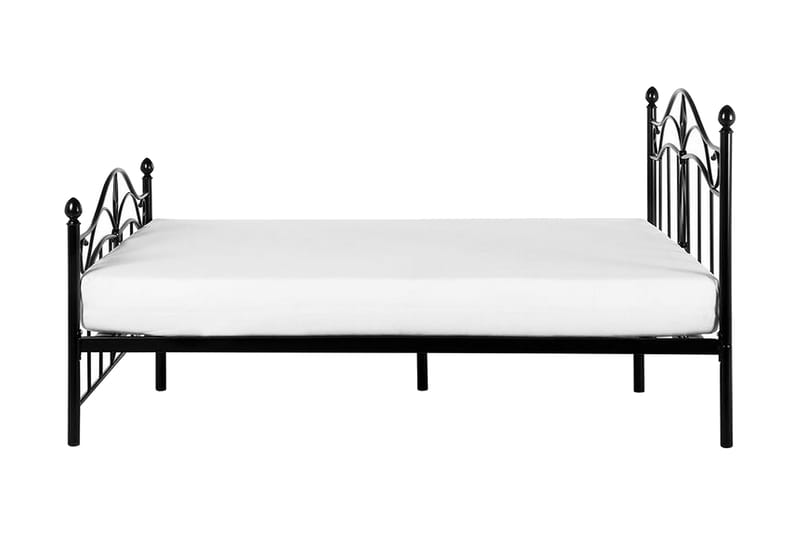Runkosänky Malagana 140x200 cm - Musta - Huonekalut - Sänky - Runkopatjasängyt