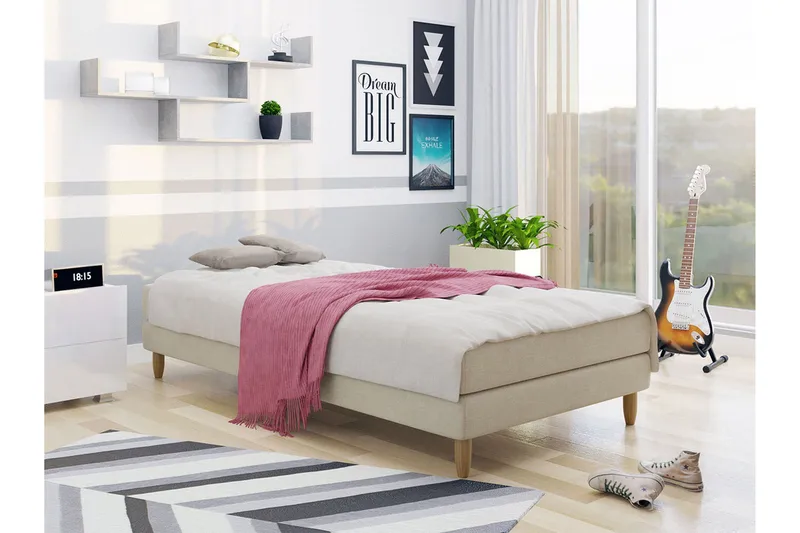 Runkosänky Midfeld 120x200 cm - Huonekalut - Sänky - Runkopatjasängyt