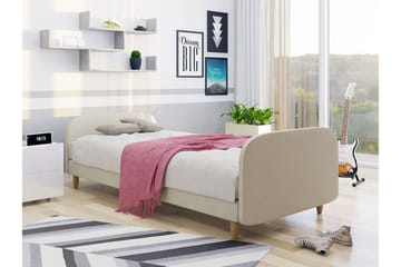 Runkosänky Midfeld 90x200 cm - Beige - Huonekalut - Sänky - Runkopatjasängyt