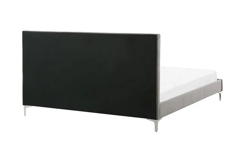 Runkosänky Murette 160x200 cm - Sametti/Harmaa - Huonekalut - Sänky - Runkopatjasängyt