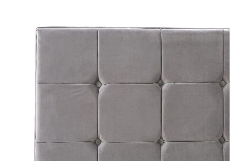 Runkosänky Murette 160x200 cm - Sametti/Harmaa - Huonekalut - Sänky - Runkopatjasängyt