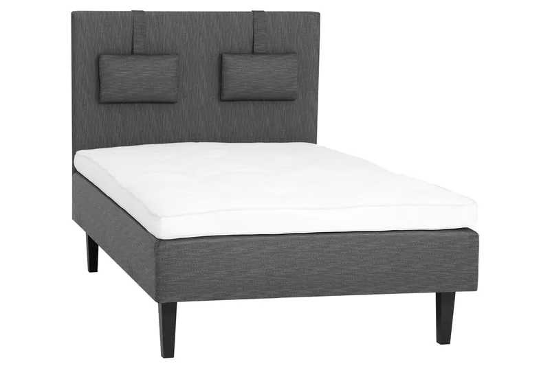 Runkosänky Peak 120x200 - Ancona Harmaa - Huonekalut - Sänky - Yhden hengen sängyt