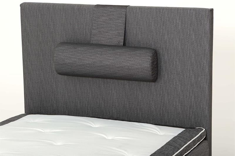 Runkosänky Peak 120x200 cm - Harmaa/Pähkinä - Huonekalut - Sänky - Yhden hengen sängyt