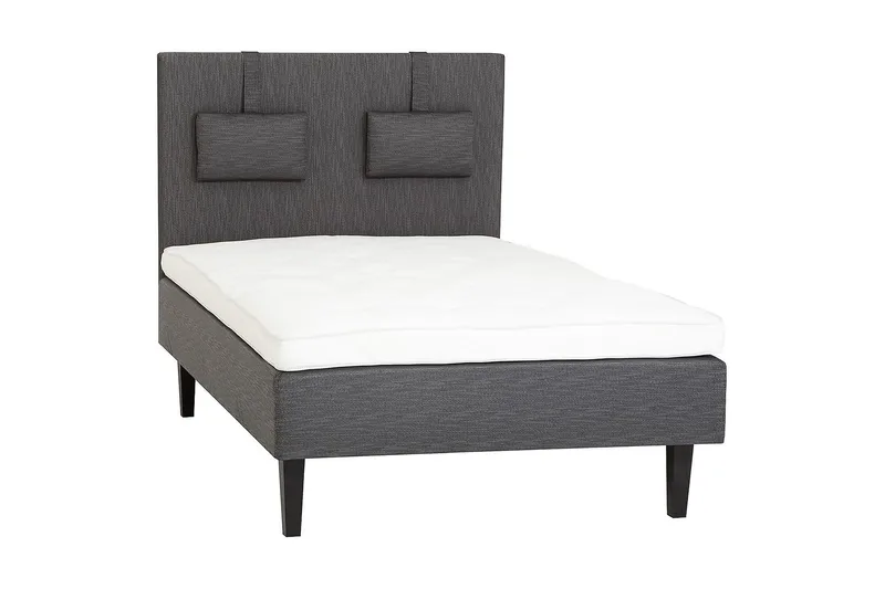 Runkosänky Peak 120x200 cm, Harmaa / Musta