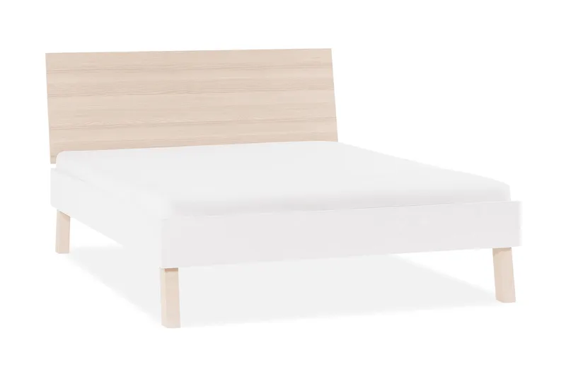Sängynpääty Spot 180x200 cm Puu/Luonnonväri/Valkoinen, VOX