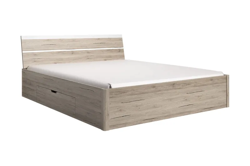 Sängynrunko Urbina, Puu/Valkoinen