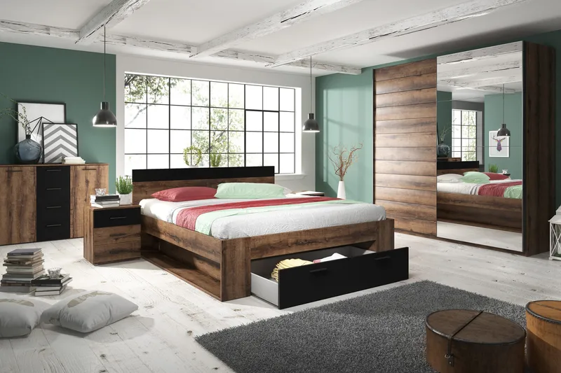 Sängynrunko Urbina - Puu - Huonekalut - Sänky - Runkopatjasängyt