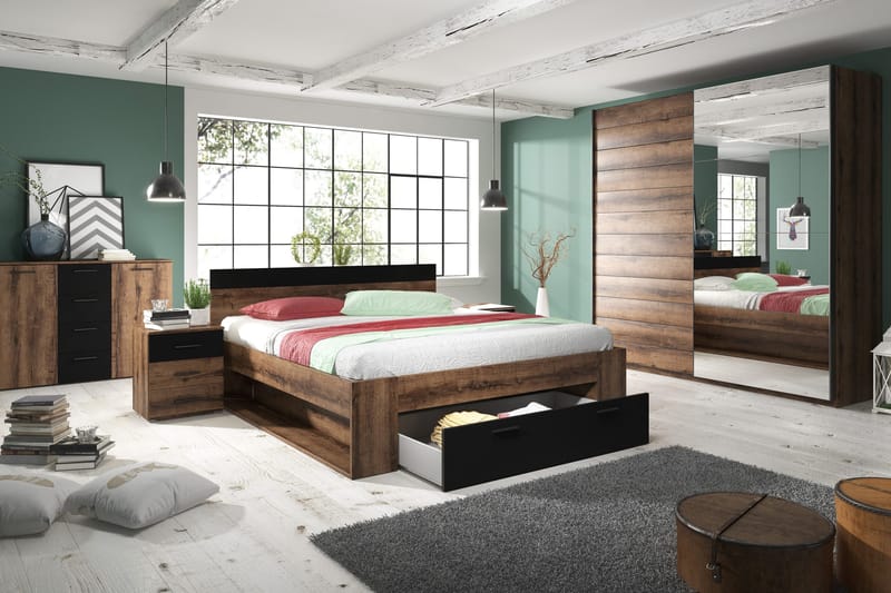 Sängynrunko Urbina - Puu - Huonekalut - Sänky - Runkopatjasängyt