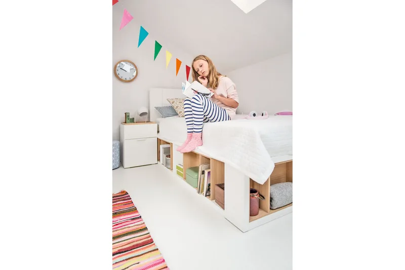 Sänky 4You 120x200 cm Valkoinen - VOX - Huonekalut - Sänky - Runkopatjasängyt