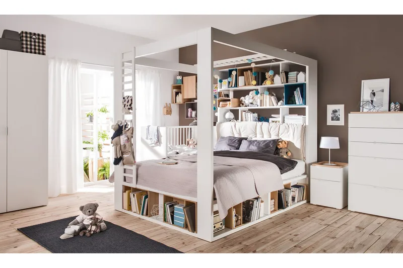 Sänky 4You 160x200 cm Valkoinen - VOX - Huonekalut - Sänky - Runkopatjasängyt