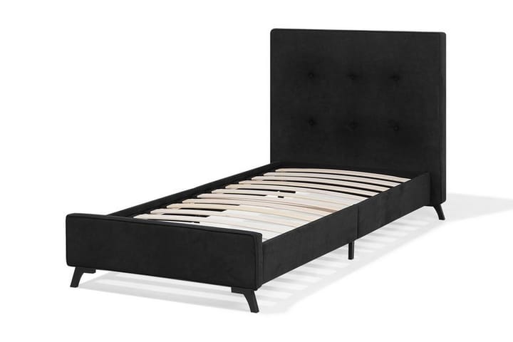 Sänky Almodovar 90x200 cm - Musta - Runkopatjasängyt - Sänkypaketti