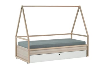 Sänky Spot 90x200 cm Puu/Luonnonväri/Valkoinen - VOX - Huonekalut - Sänky - Sänkykehikot & sängynrungot