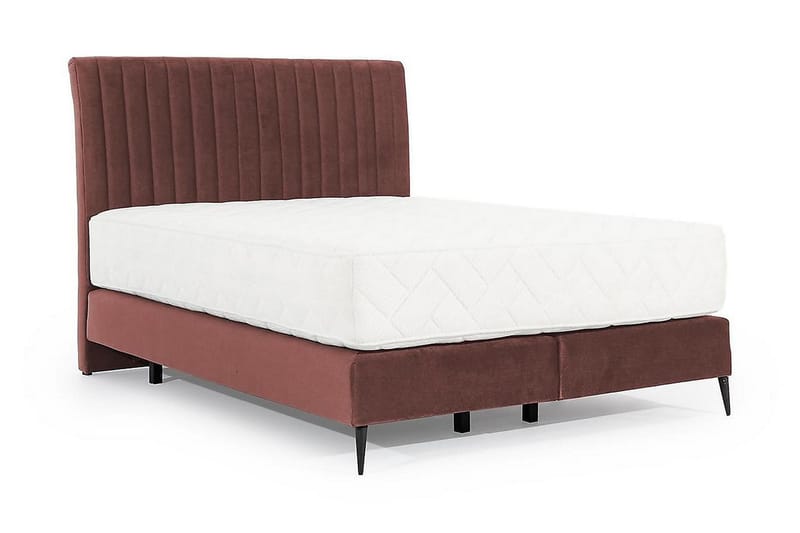 Sänkypaketti Runkosänky Kazusa 160x200 cm - Roosa - Huonekalut - Sänky - Runkopatjasängyt