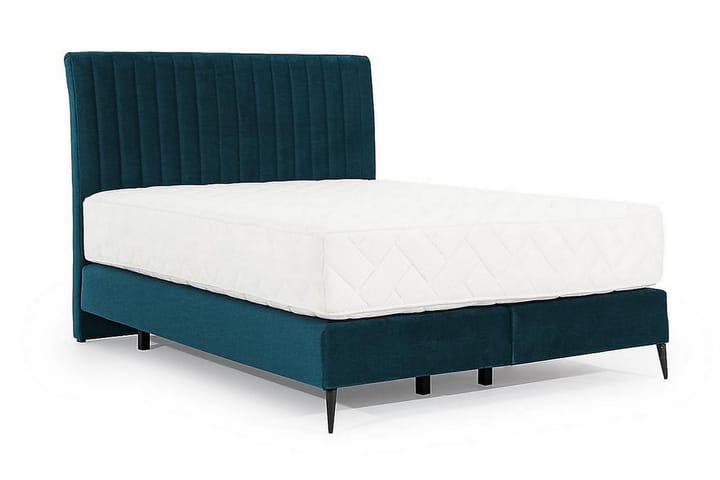 Sänkypaketti Runkosänky Kazusa 160x200 cm - Sininen - Runkopatjasängyt - Sänkypaketti