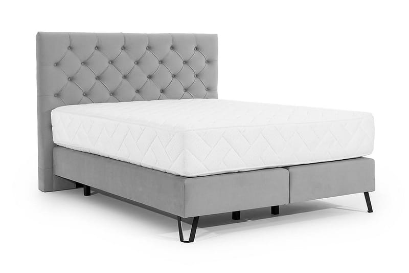 Sänkypaketti Runkosänky Kazuto 180x200 cm - Vaaleanharmaa - Huonekalut - Sänky - Runkopatjasängyt