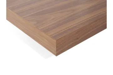 Zen sänkypaketti – sänky 180x200 cm puuta ja nahkaa sängynpäädyllä + petauspatja kiinteysasteella - Ruskea - Huonekalut - Sänky - Sänkykehikot & sängynrungot