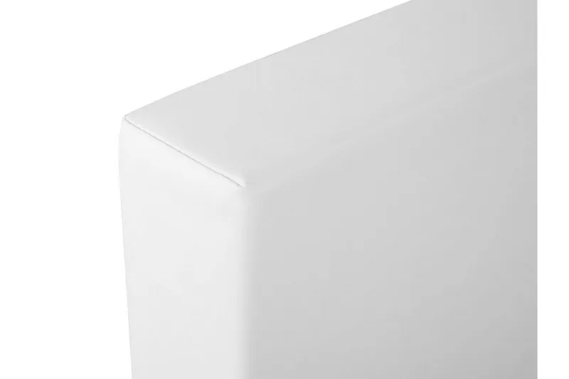Zen sänkypaketti – sänky 180x200 cm puuta ja nahkaa sängynpäädyllä + petauspatja kiinteysasteella - Ruskea - Huonekalut - Sänky - Sänkykehikot & sängynrungot