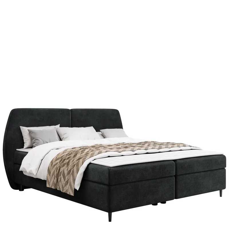 Rynricon Sänkypaketti Kontinenttisänky 160x200 cm, Harmaa