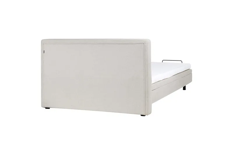 Säädettävä sänky Duke - Beige, musta, 160x200 cm - Huonekalut - Sänky - Sänkykehikot & sängynrungot