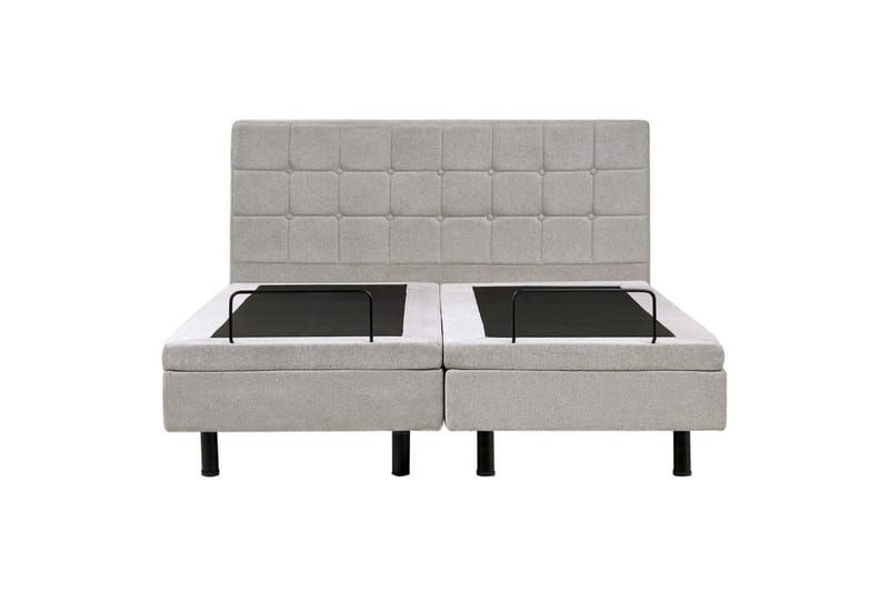 Säädettävä sänky Duke - Harmaa, Musta, Harmaa, musta, 160x200 cm - Huonekalut - Sänky - Sänkykehikot & sängynrungot