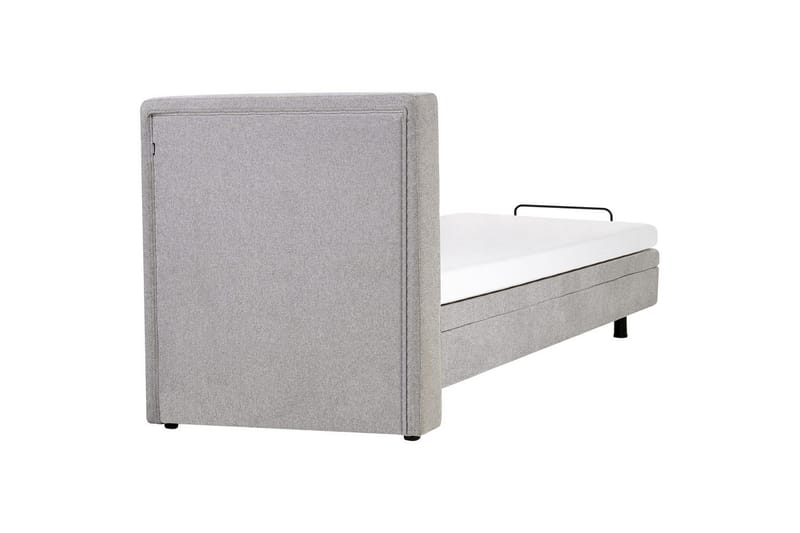 Säädettävä sänky Duke - Harmaa, Musta, Harmaa, musta, 90x200 cm - Huonekalut - Sänky - Sänkykehikot & sängynrungot