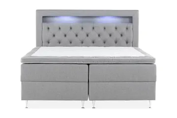 Säilytyssänky Alessia LED-valaistuksella 160x200 cm
