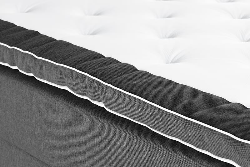 Säilytyssänky Alessia LED-valaistuksella 160x200 cm - Musta - Huonekalut - Sänky - Sänkypaketti