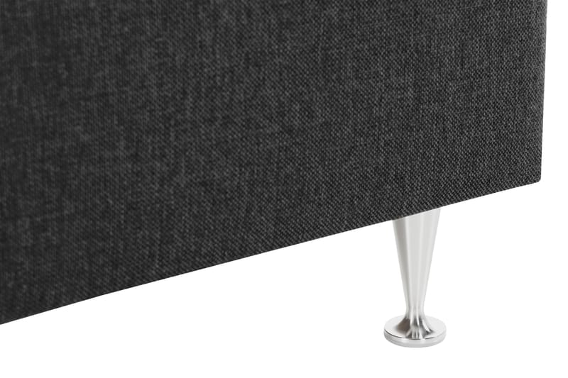 Säilytyssänky Alessia LED-valaistuksella 160x200 cm - Musta - Huonekalut - Sänky - Sänkypaketti