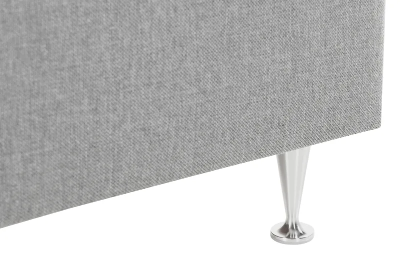 Säilytyssänky Alessia LED-valaistuksella 180x200 cm - Harmaa - Huonekalut - Sänky - Sänkypaketti