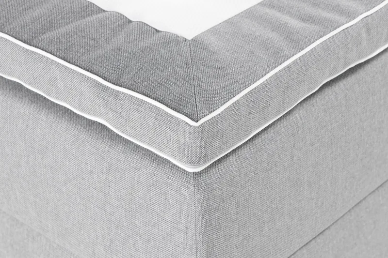 Säilytyssänky Alessia LED-valaistuksella 180x200 cm - Harmaa - Huonekalut - Sänky - Sänkypaketti